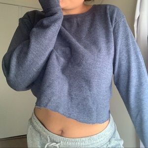 Crop Crewneck Sweatshirt